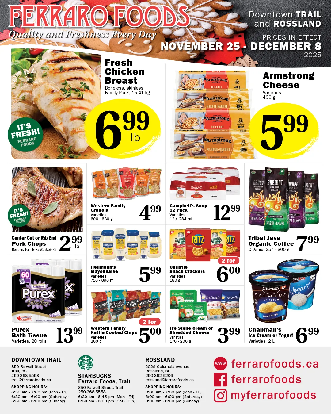  Ferraro Foods  Sales from November 25 to December 8 2025 - flyer page 1