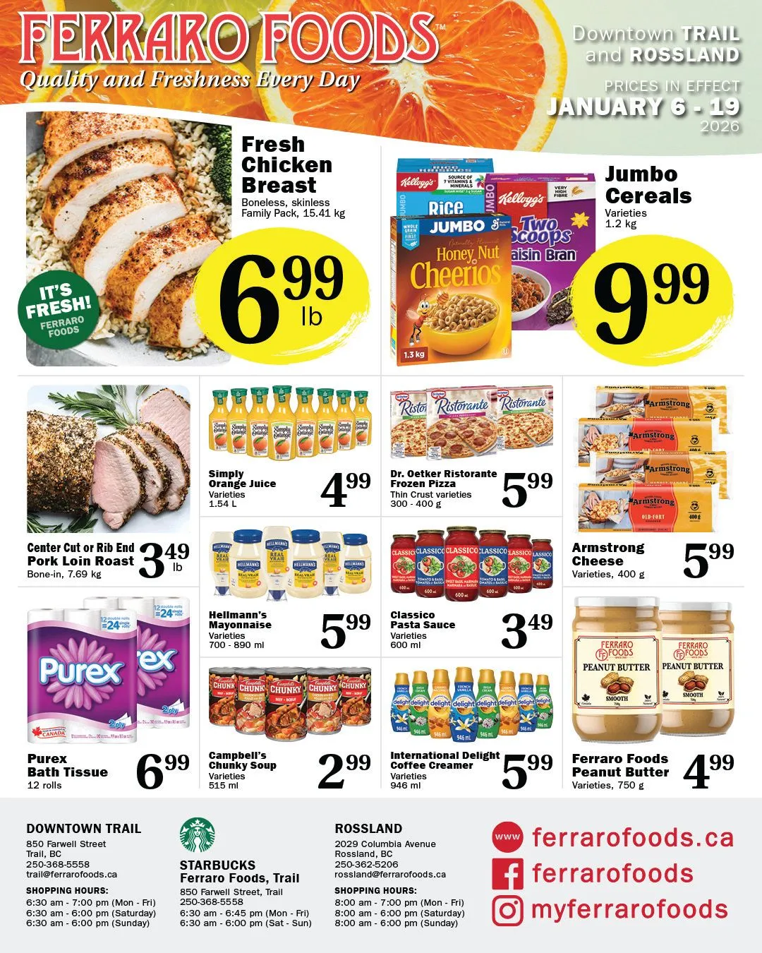 Ferraro Foods Sales from January 6 to January 19 2026 - flyer page 3