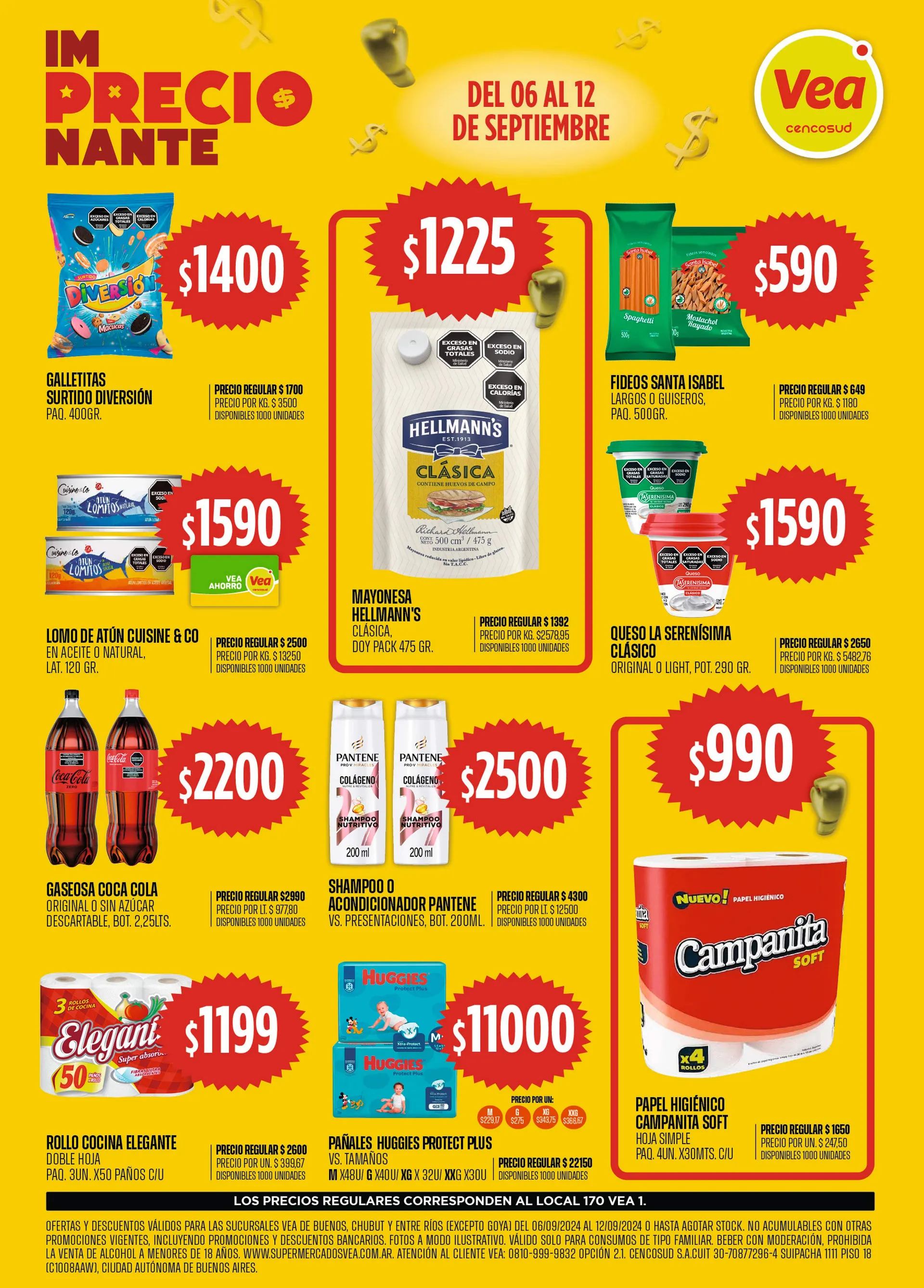 Ofertas de Vea Ofertas en Folletos 6 de septiembre al 12 de septiembre 2024 - Página 1 del catálogo