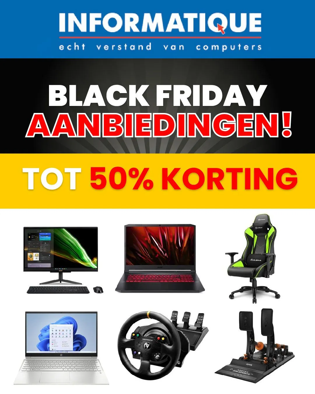 Informatique van 22 november tot 27 november 2023 - Folder pagina 1