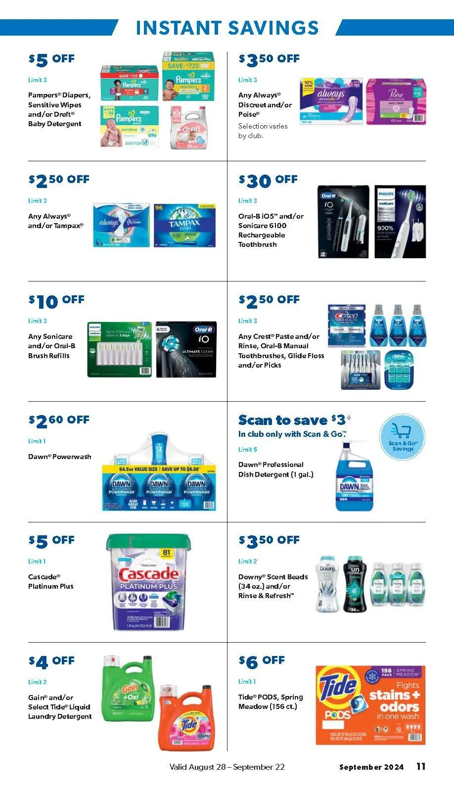 Weekly ad Halloween Instant Savings from August 19 to September 22 2024 - Page 11