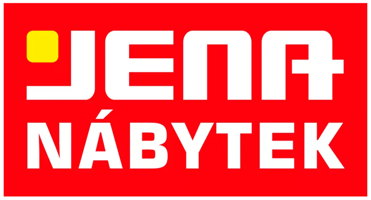 JENA nábytek logo of current flyer