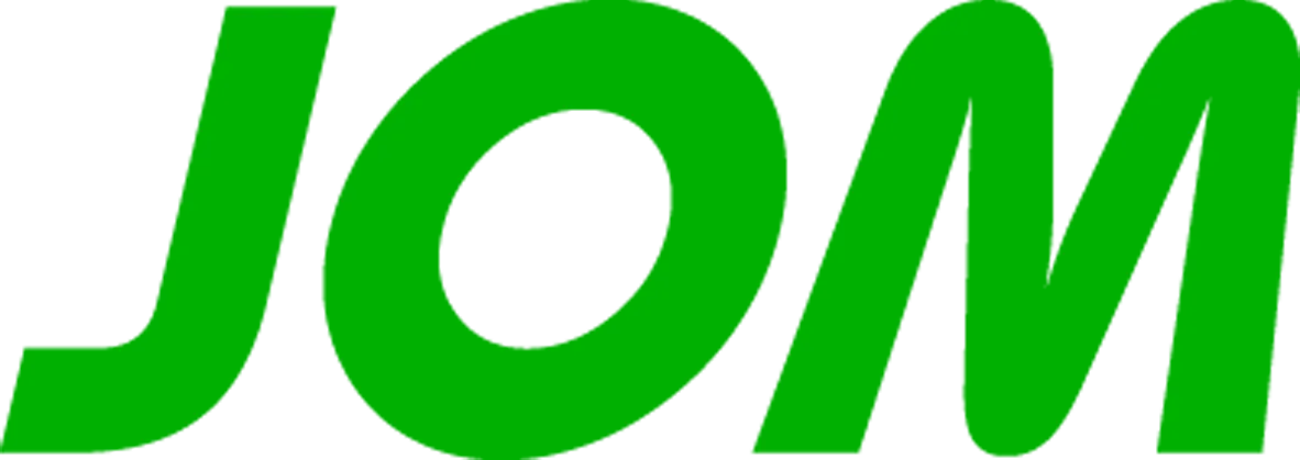 JOM logo de folhetos