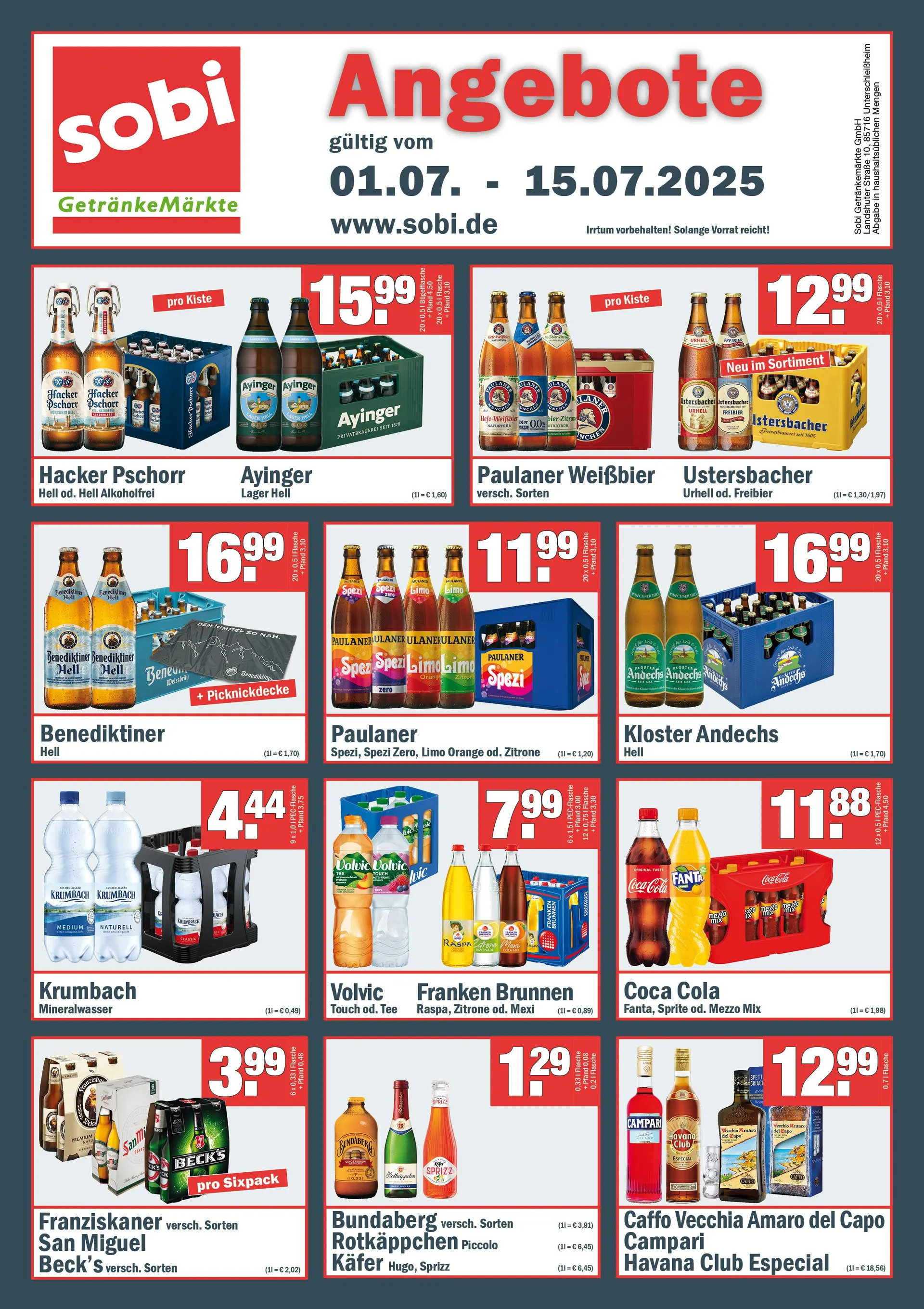 Sobi Prospekte von 1. Juli bis 16. Juli 2025 - Prospekt seite 