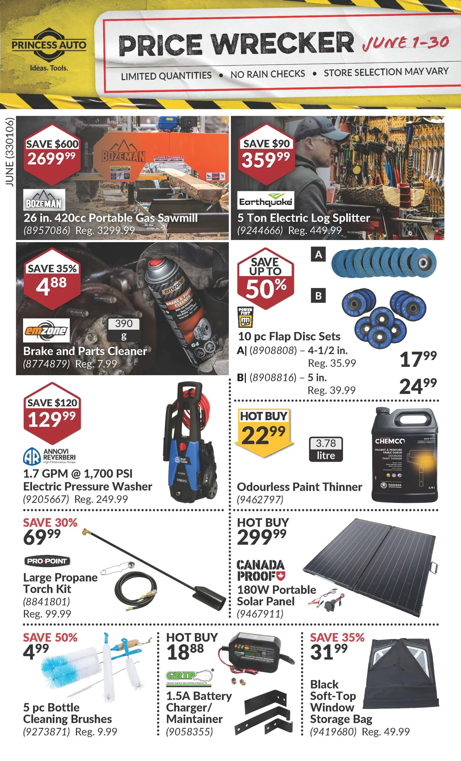 Princess Auto flyers from June 1 to June 30 2025 - flyer page 1