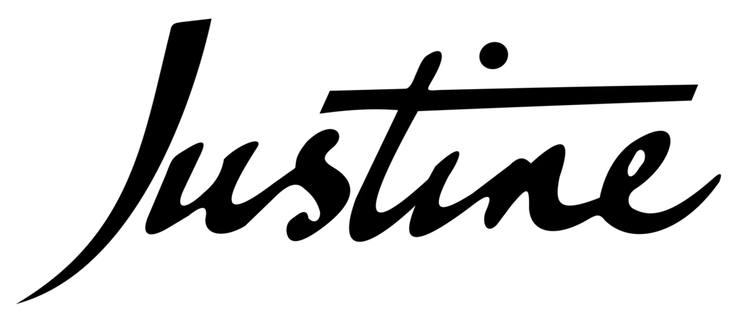 Justine logo. Current weekly ad