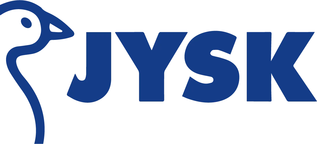 Jysk logo de folhetos