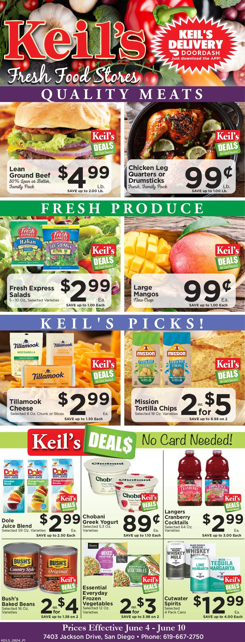 Weekly ad Keil's Fresh Food Stores Sales from June 4 to June 10 2025 - Page