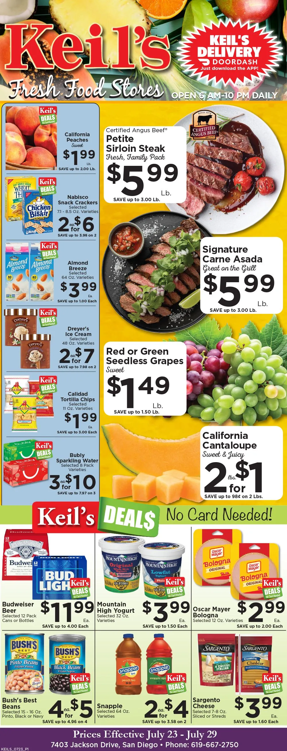 Weekly ad Keil's Fresh Food Stores Sales from July 23 to July 29 2025 - Page