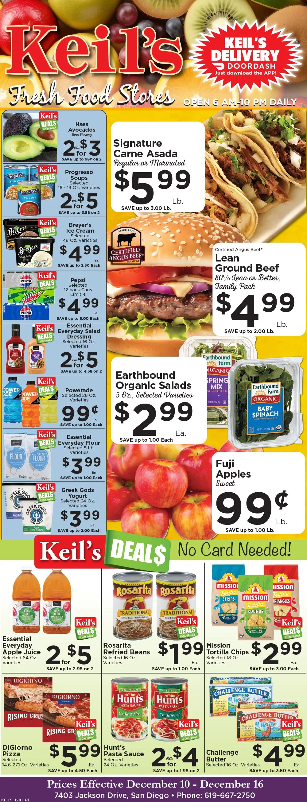 Weekly ad Keil's Fresh Food Stores Saleds from December 10 to December 16 2025 - Page 1