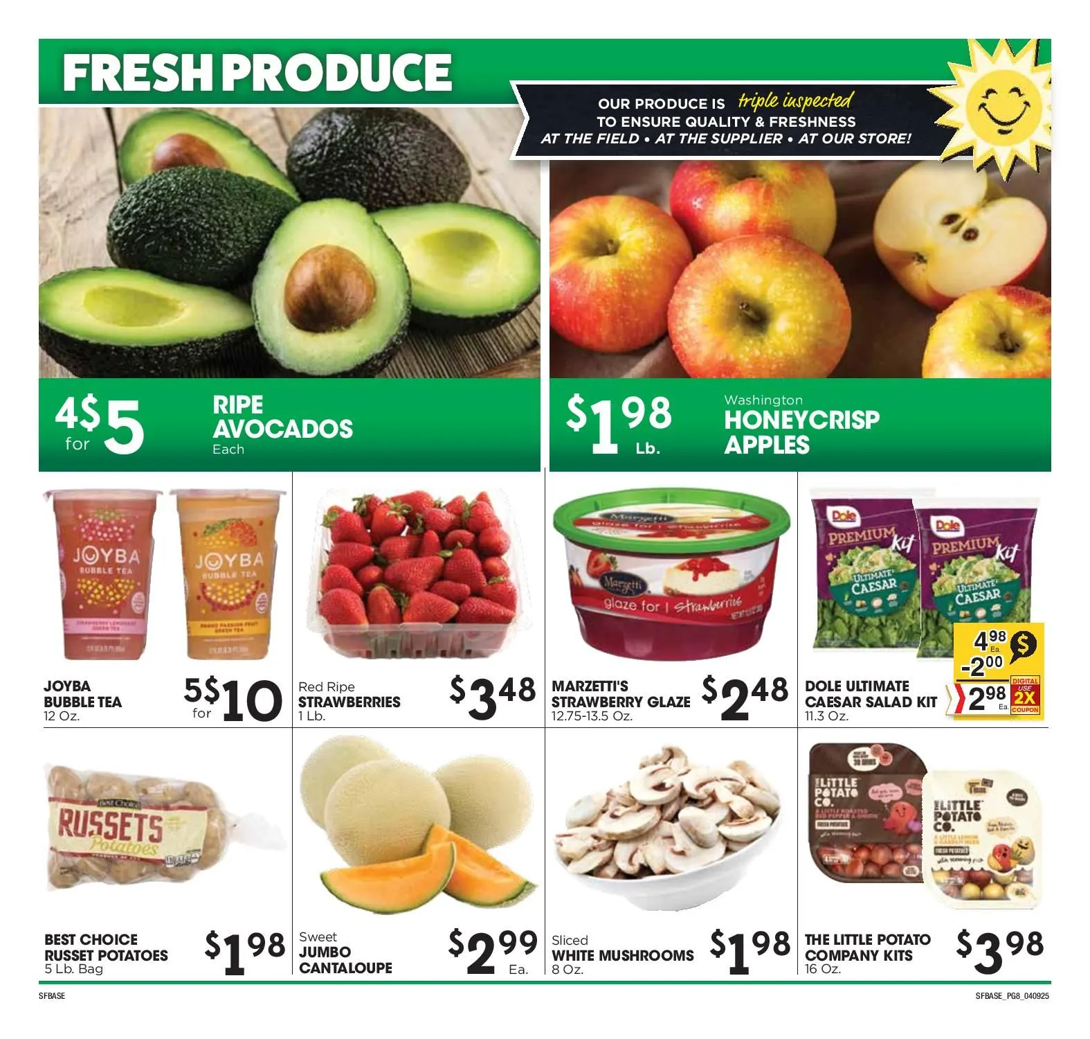 Weekly ad Sunshine Foods Sales from April 9 to April 15 2025 - Page 8
