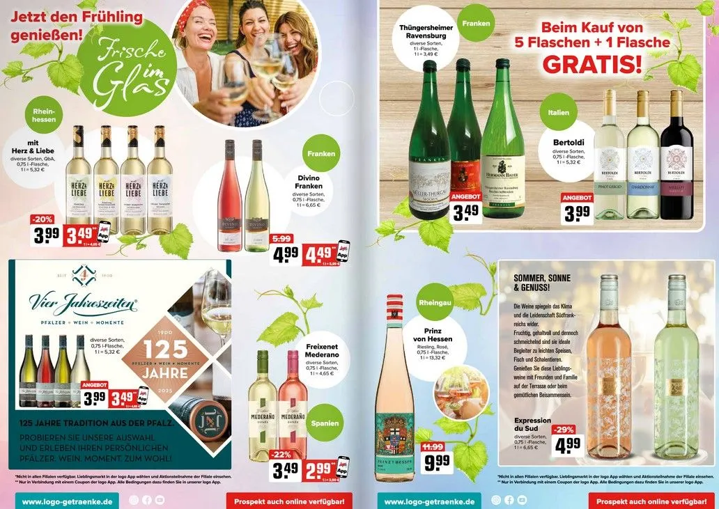 Logo Getränkemarkt Angebote von 28. April bis 3. Mai 2025 - Prospekt seite 4