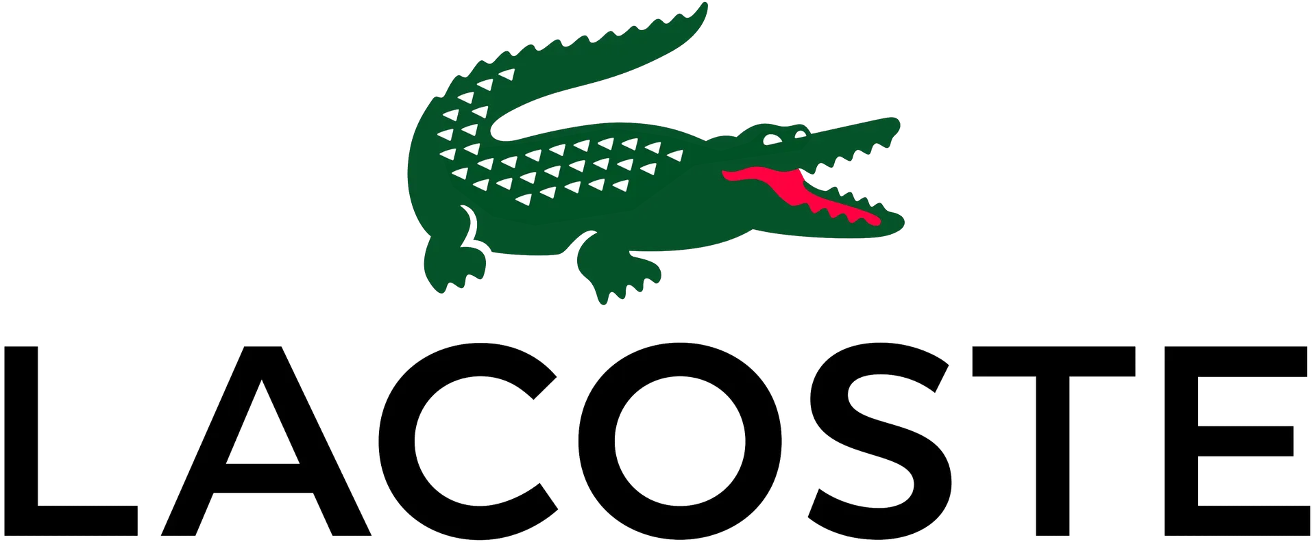 Lacoste logo. Current catalogue