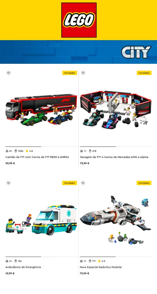 Folheto Conjuntos em destaque City de 9 de janeiro até 28 de fevereiro 2025 - Pagina 