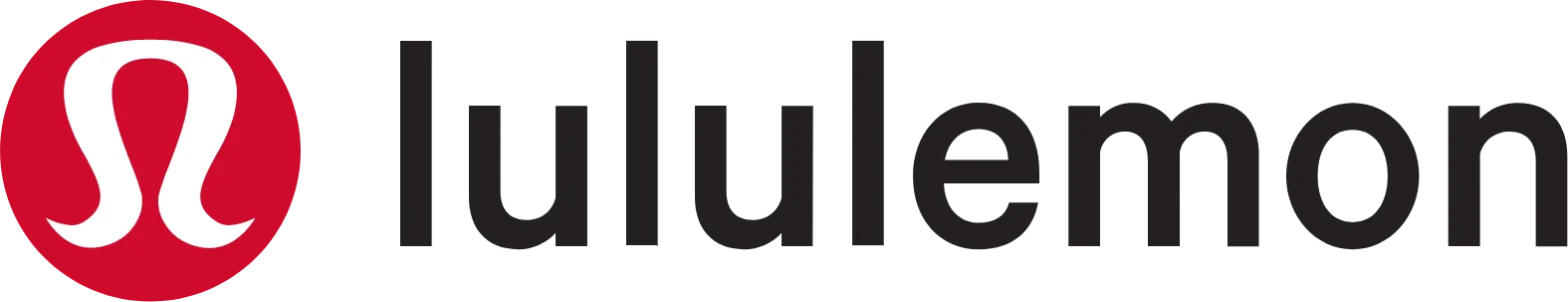 Lululemon logo. Current catalogue