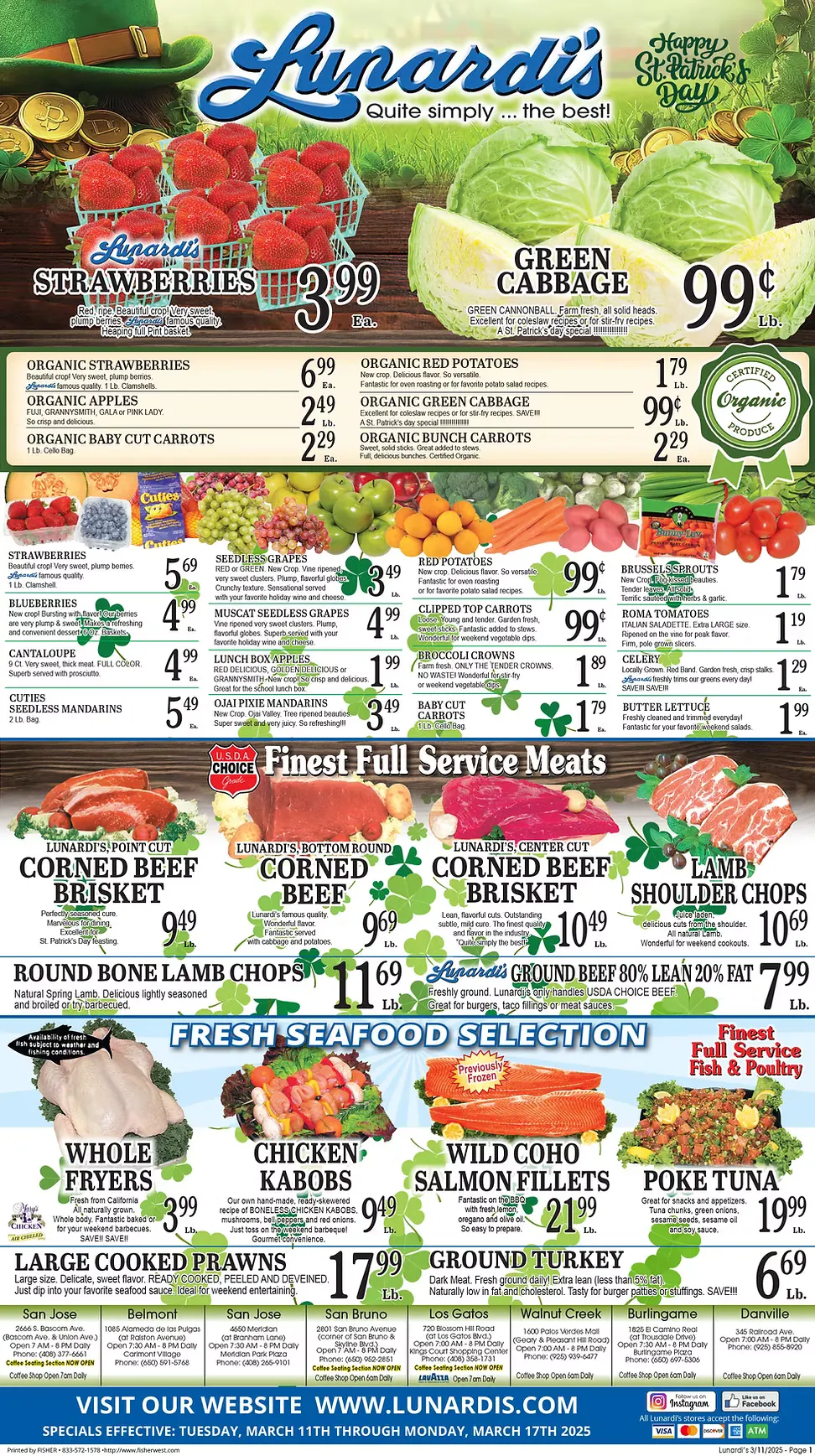 Weekly ad Lunardi's Deals from March 13 to March 17 2025 - Page 1
