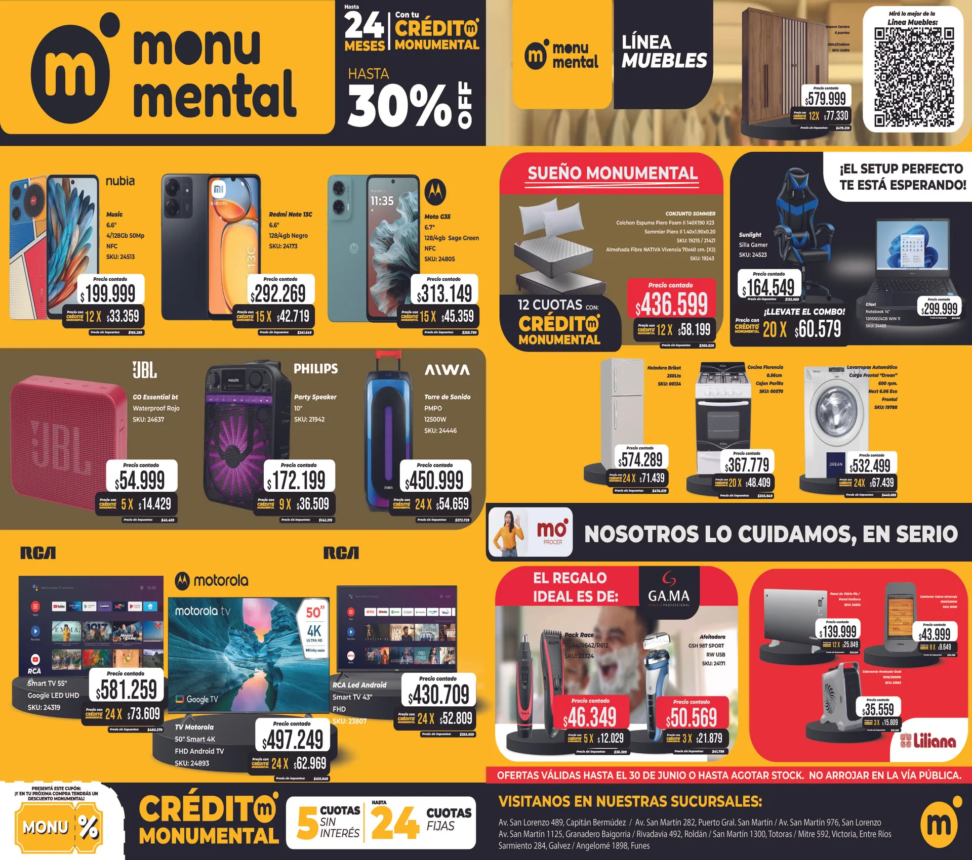 Ofertas de Monumental Hogar Ofertas del Mes 1 de junio al 30 de junio 2025 - Página 1 del catálogo