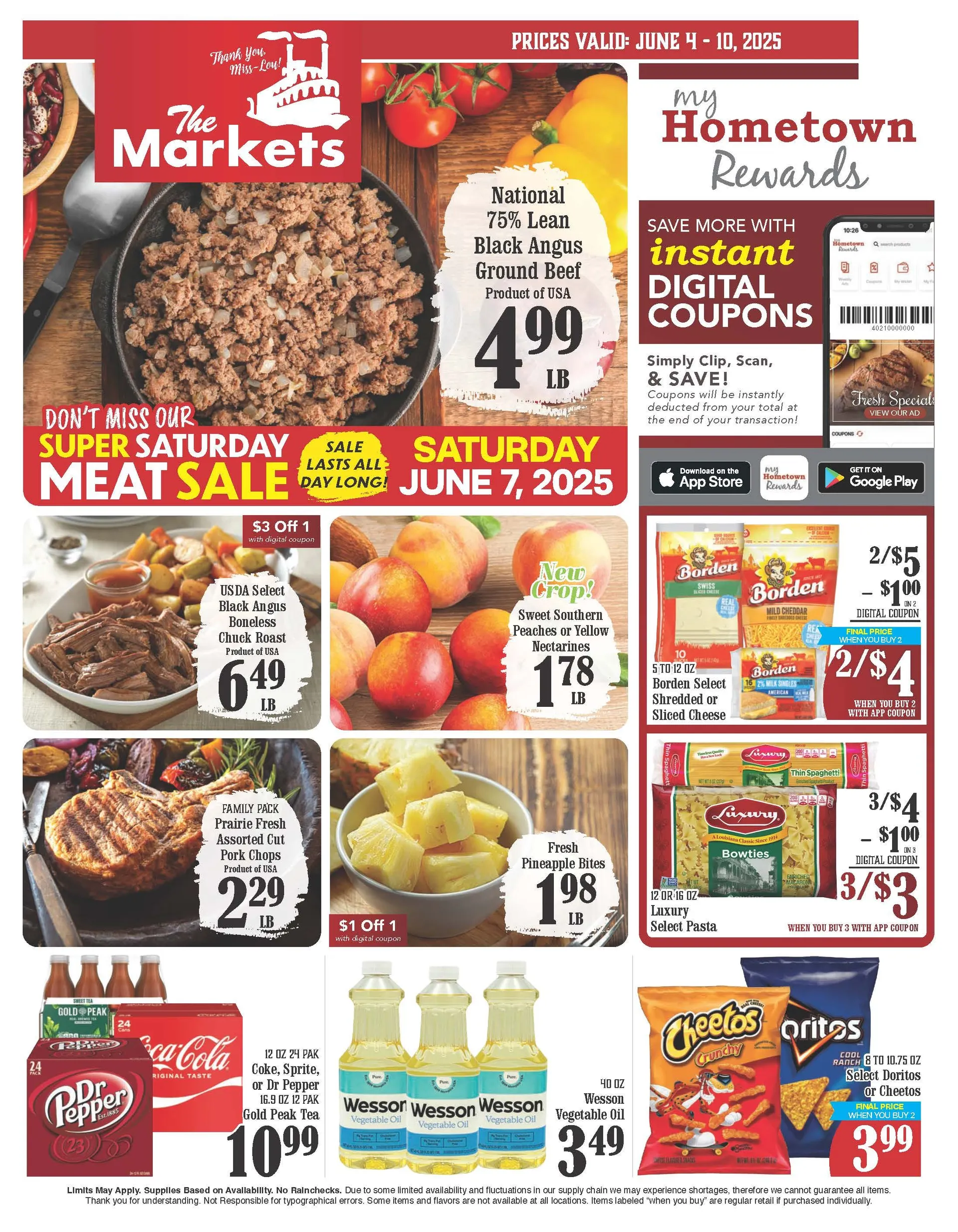 Weekly ad The Markets Sales from June 4 to June 10 2025 - Page 1