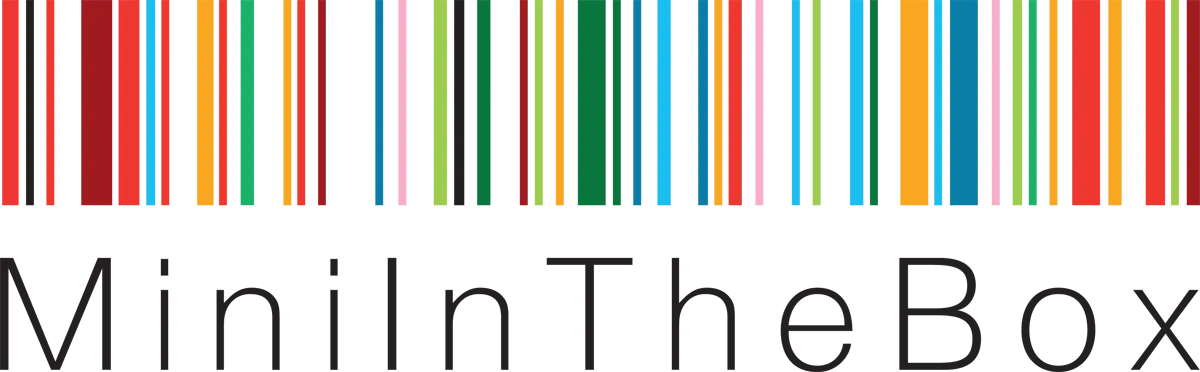 Mini In The Box logo. Current catalogue