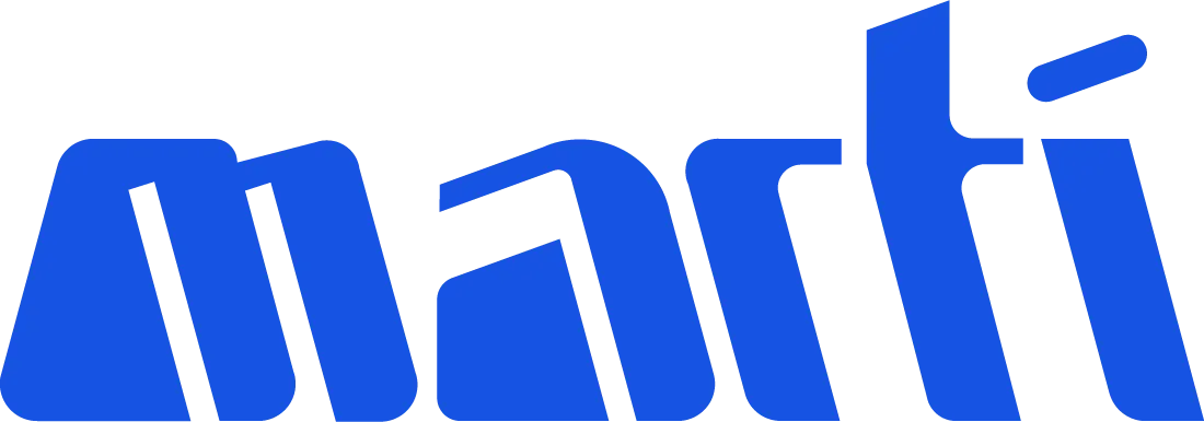 Martí logo de catálogo