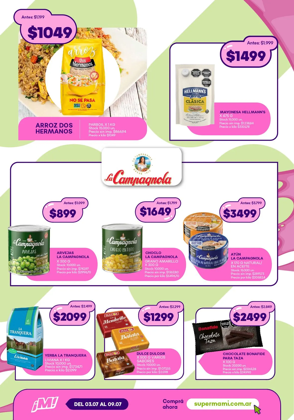 Ofertas de Ofertas Super Mami 3 de julio al 9 de julio 2025 - Página 3 del catálogo