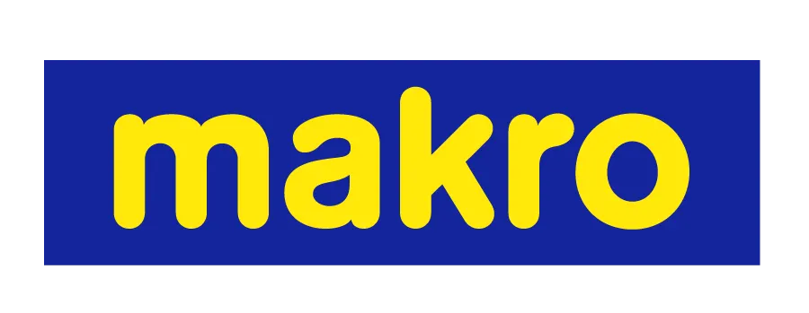 Makro logo de folhetos