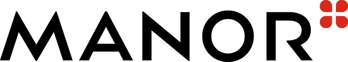 Manor logo. Aktuell Prospekt