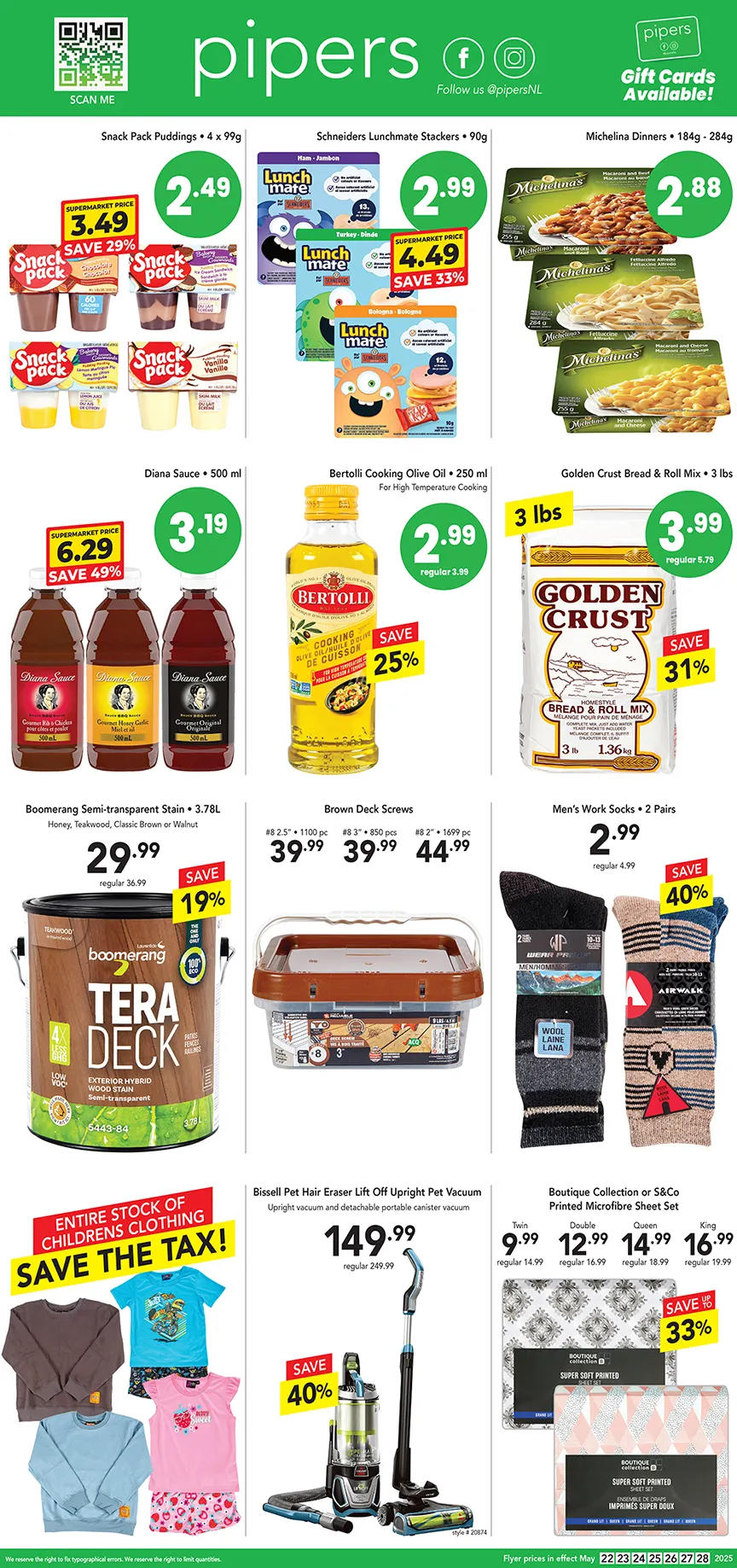 Pipers flyers from May 22 to May 29 2025 - flyer page 