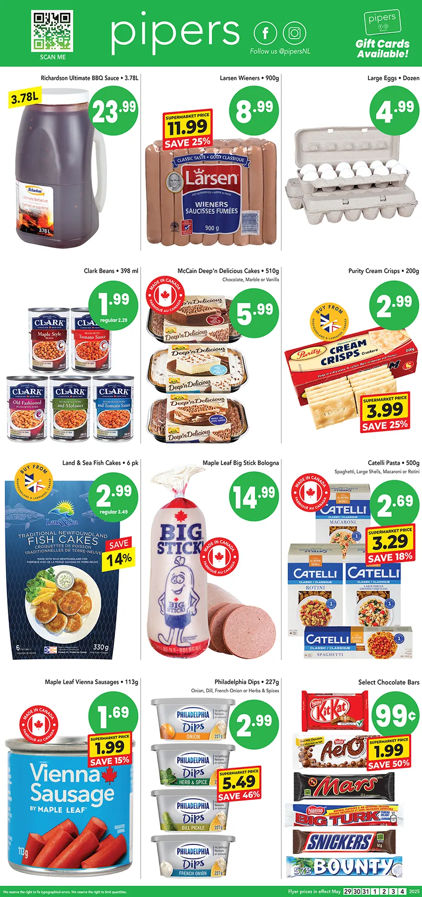 Pipers Flyers from May 29 to June 4 2025 - flyer page 