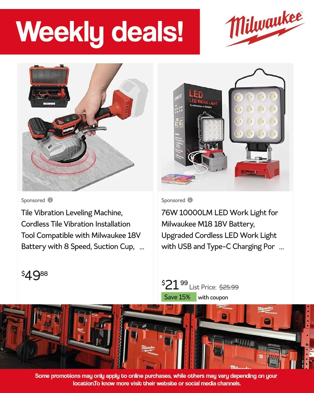 Weekly ad Milwaukeetool Weekly Ad from March 27 to April 17 2025 - Page 10