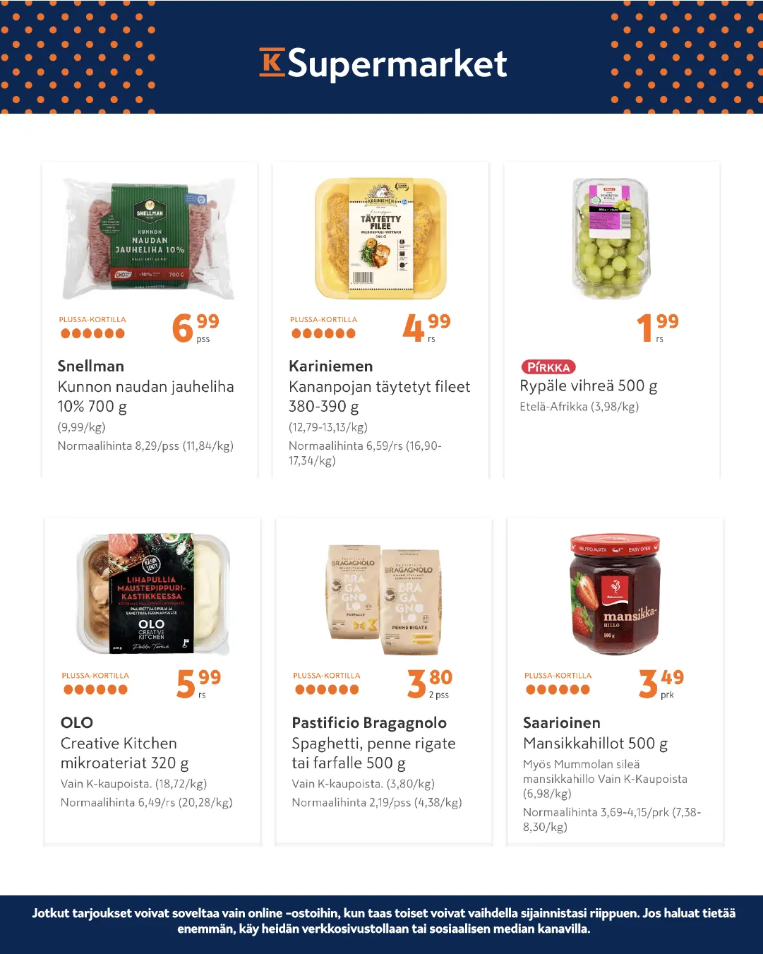 K-Supermarket Weekly Ad! voimassa alkaen 27. helmikuuta - 10. maaliskuuta 2025 - Tarjouslehti sivu 3