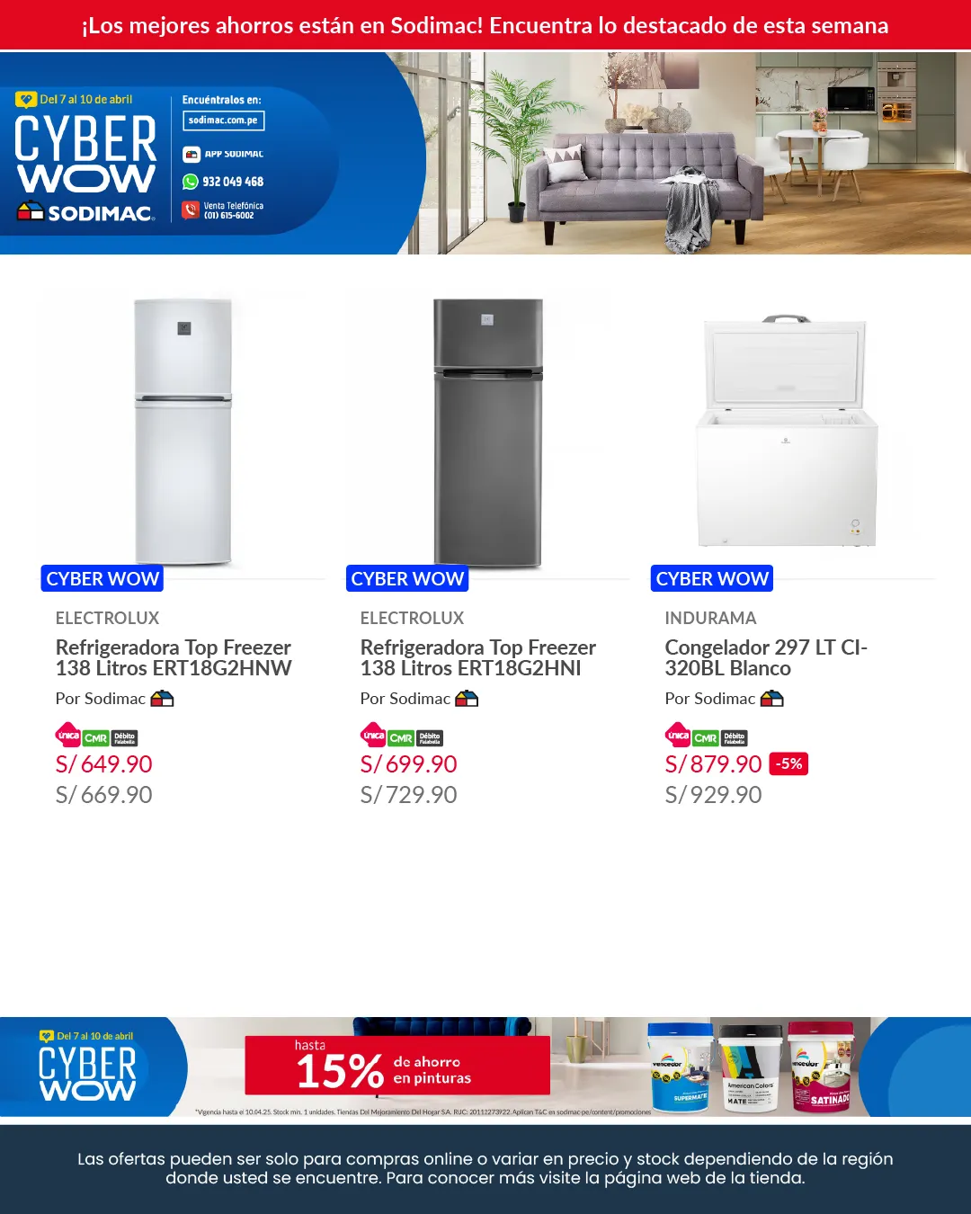 Catalogo de Sodimac Descuentos semanales 8 de abril al 11 de abril 2025 - Pag 12