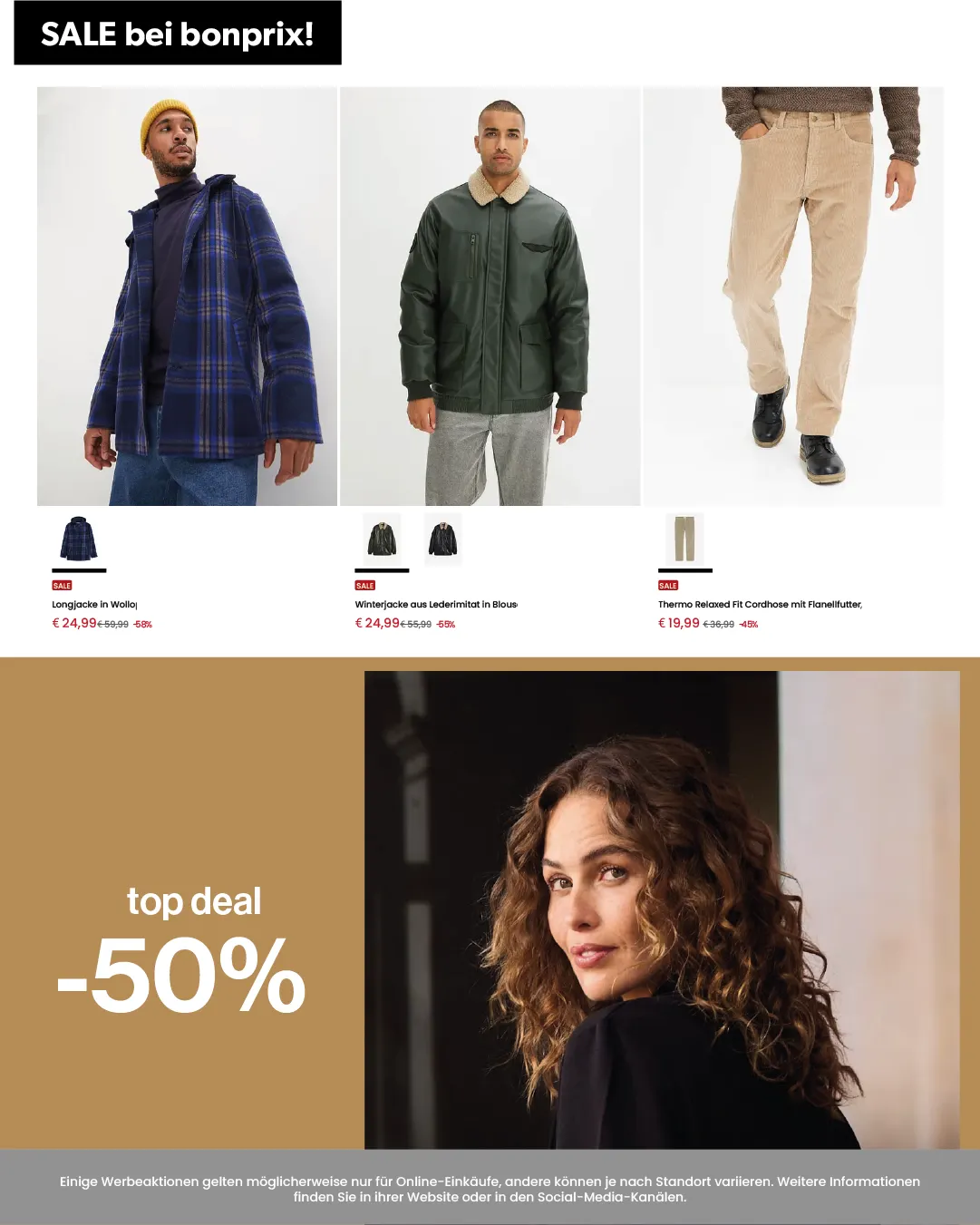 Bonprix Wöchentliche Agenbote von 25. Februar bis 26. März 2025 - Prospekt seite 3