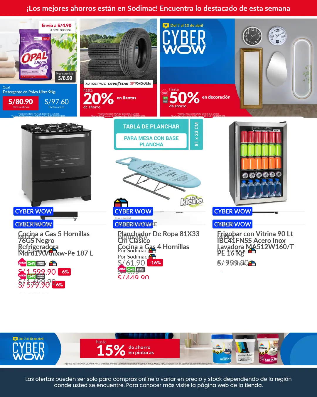 Catalogo de Sodimac Descuentos semanales 8 de abril al 11 de abril 2025 - Pag 2