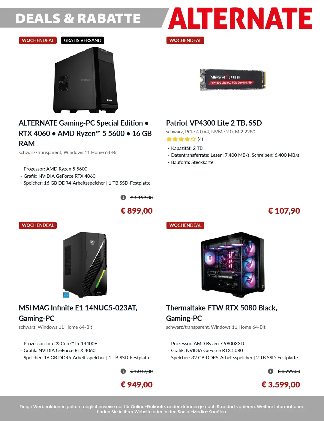 Alternate Große Angebote von 27. Februar bis 20. März 2025 - Prospekt seite 8