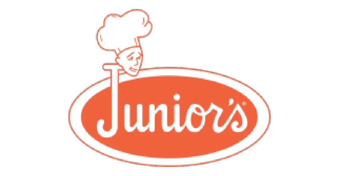Junior's Cheesecake logo. Current weekly ad