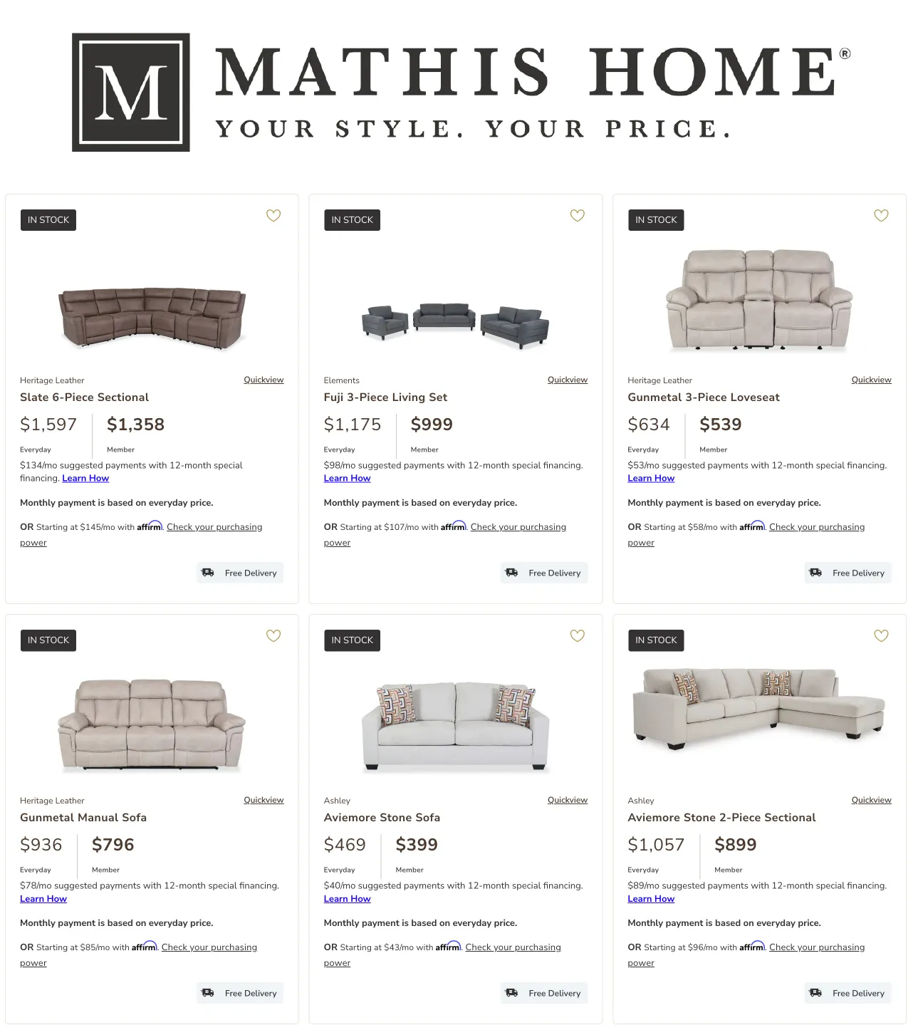 Weekly ad Mathis Home sales from December 1 to December 14 2024 - Page