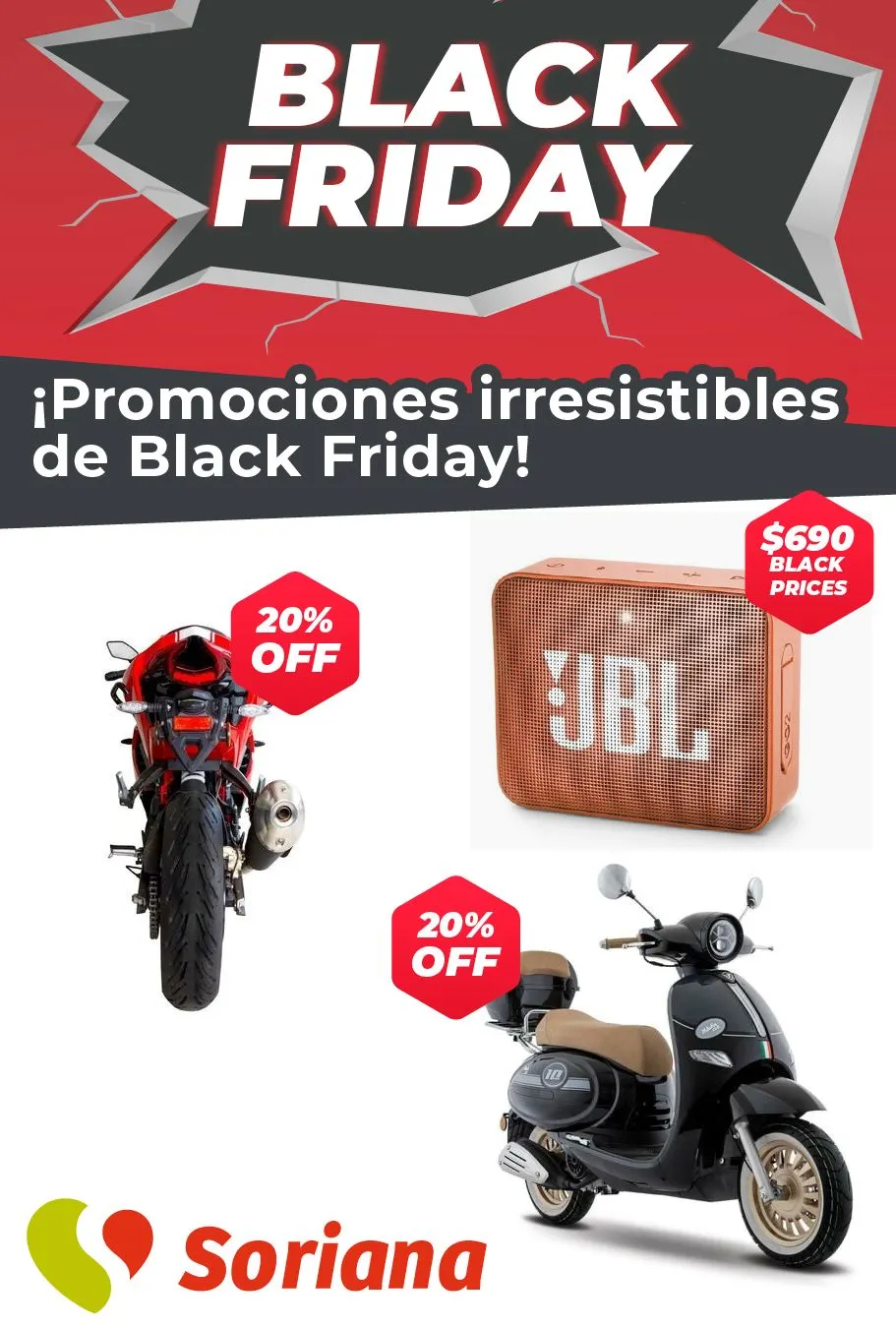 Catálogo de Soriana Black Friday! 29 de noviembre al 1 de diciembre 2024 - Pagina 1