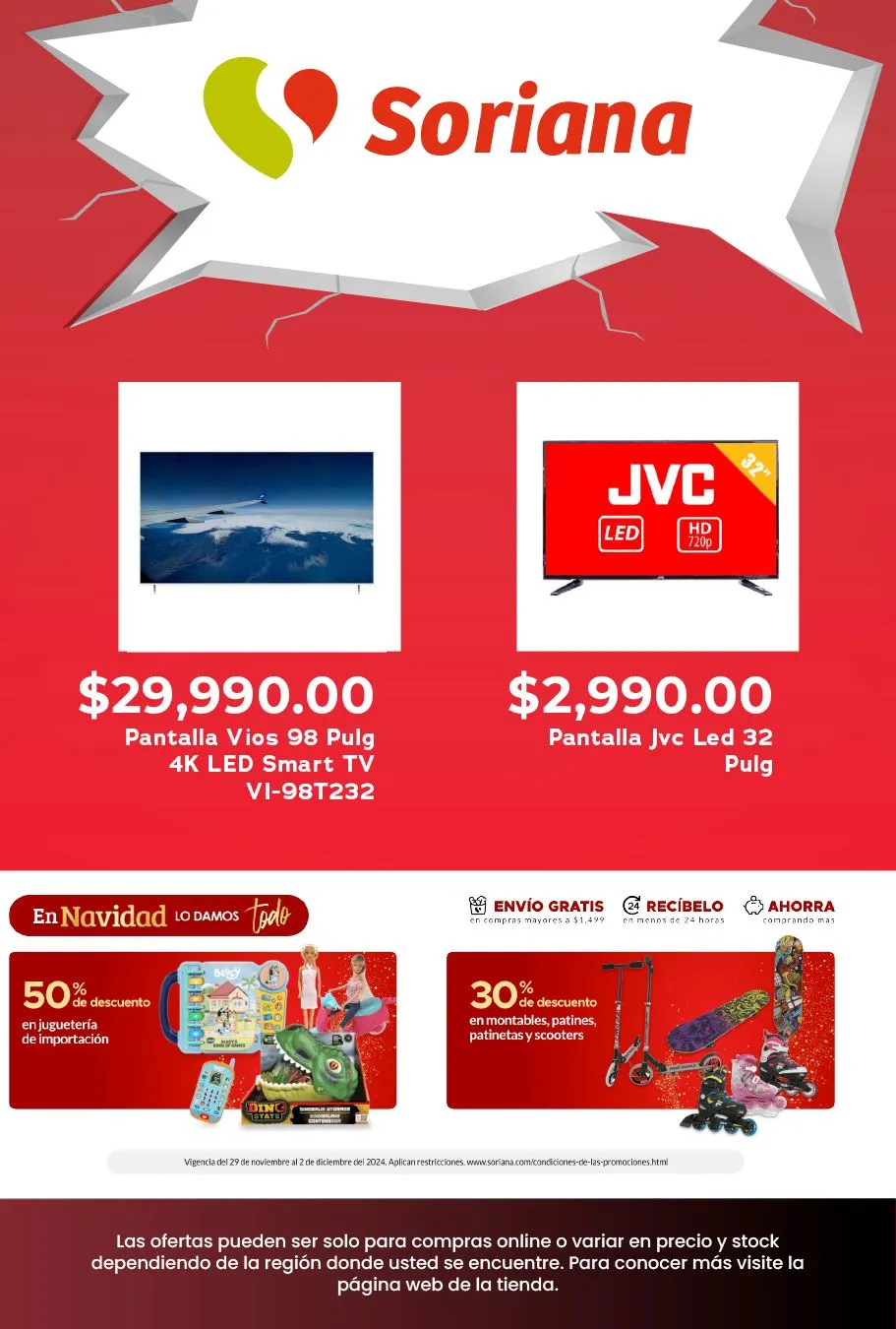 Catálogo de Soriana Black Friday! 29 de noviembre al 1 de diciembre 2024 - Pagina 11