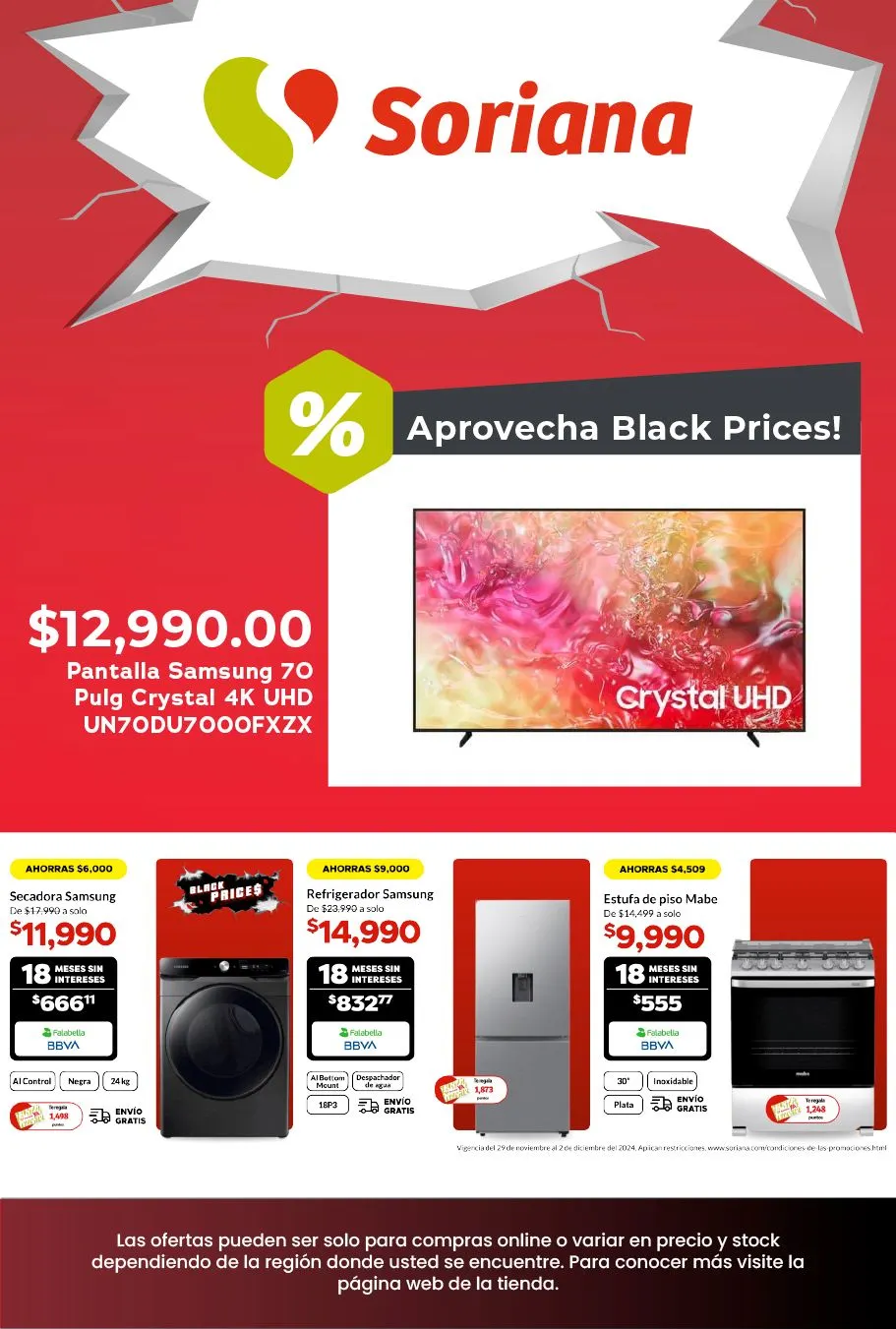 Catálogo de Soriana Black Friday! 29 de noviembre al 1 de diciembre 2024 - Pagina 12