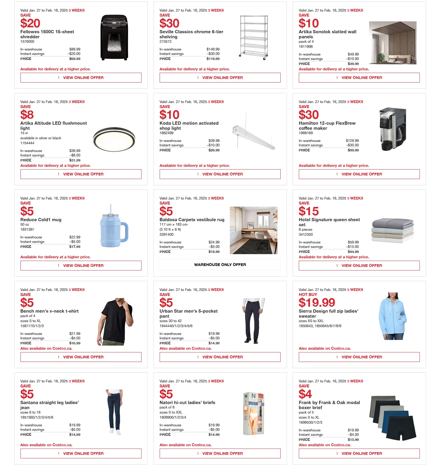 Costco Deals & discounts from January 28 to February 15 2025 - flyer page 3