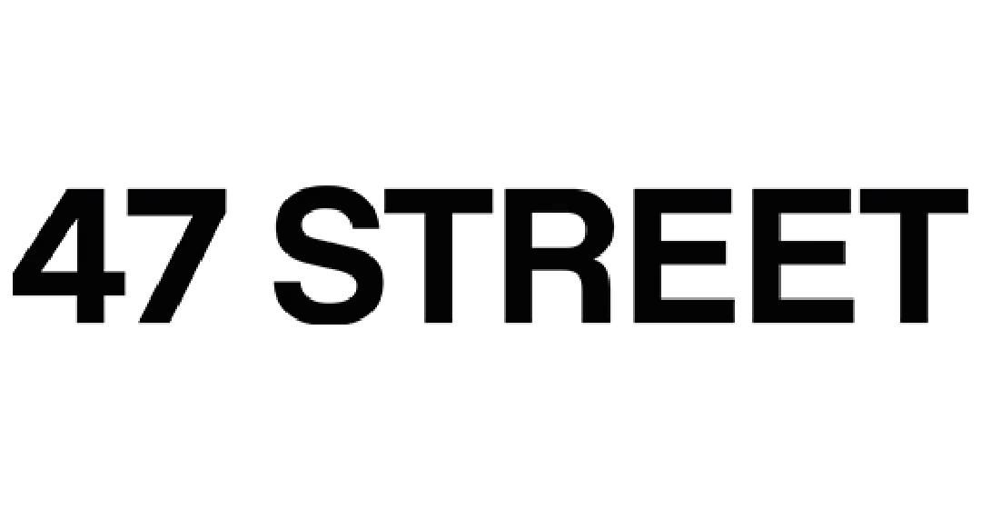 47 street logo de catálogo