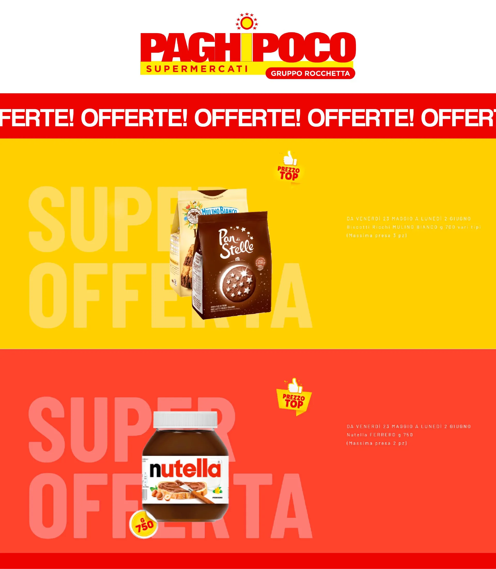 Paghi Poco Grandi Offerte! da 22 maggio a 5 giugno di 2025 - Pagina del volantino