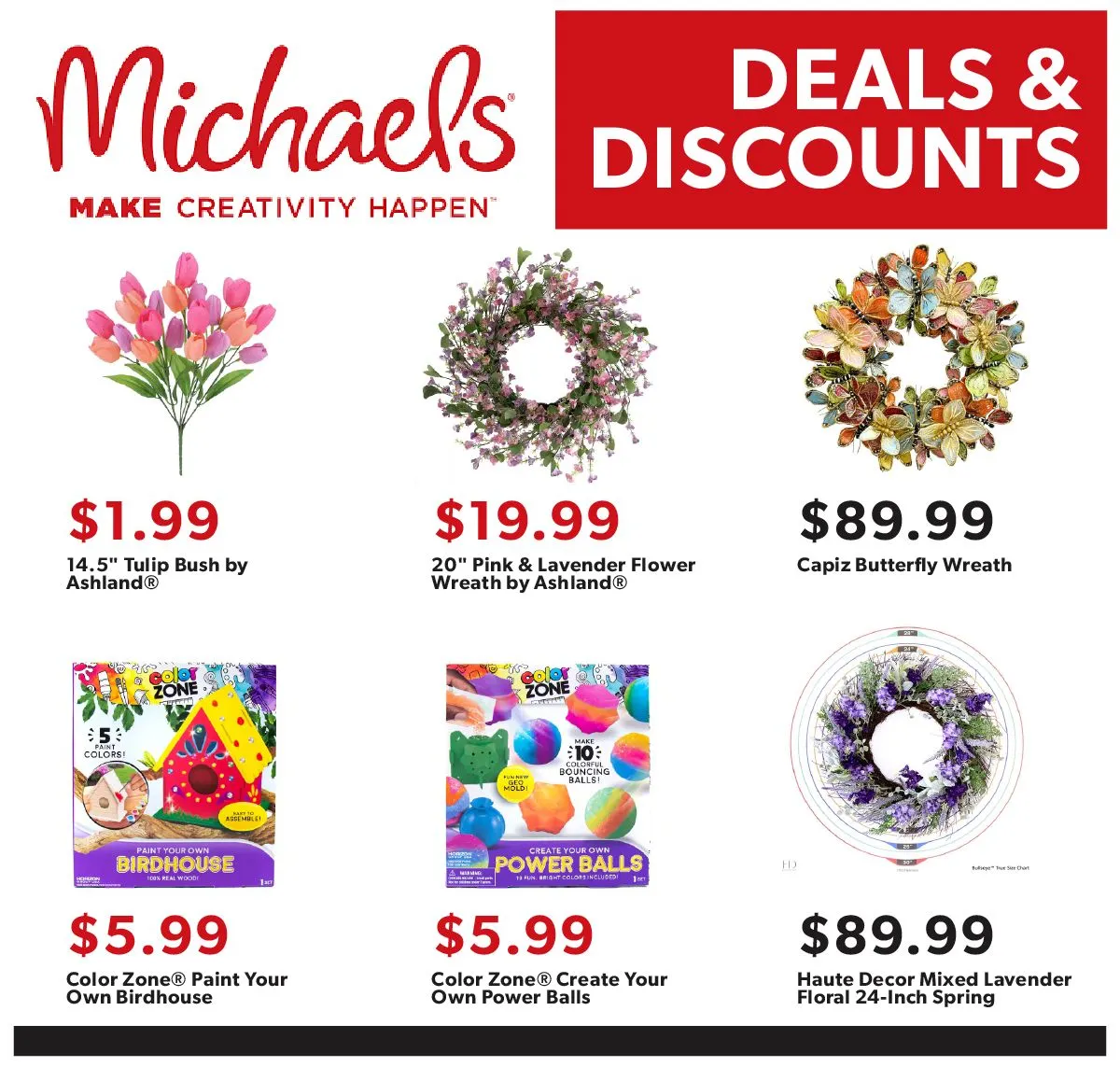 Weekly ad Michaels Weekly Ad from April 11 to April 25 2025 - Page 1