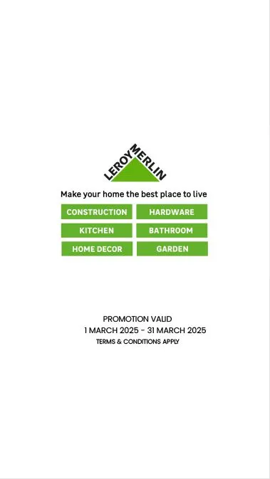 Leroy Merlin Weekly Offers from 7 March to 31 March 2025 - Catalogue Page 12