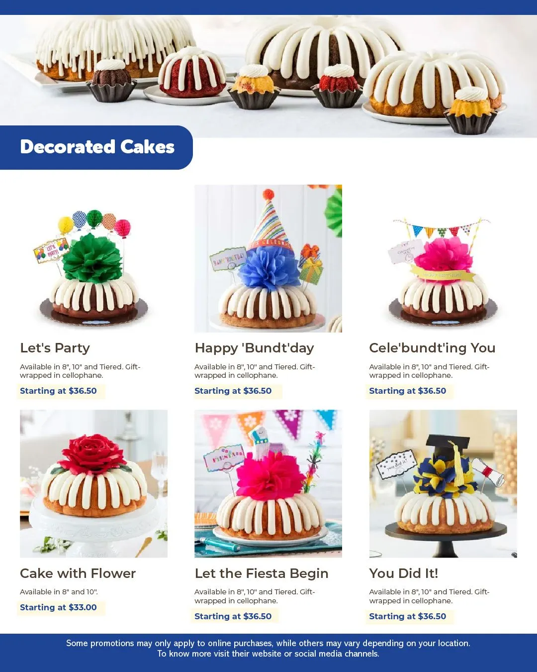 Weekly ad Nothing Bundt Cake Weekly Ad from May 15 to June 9 2025 - Page 2