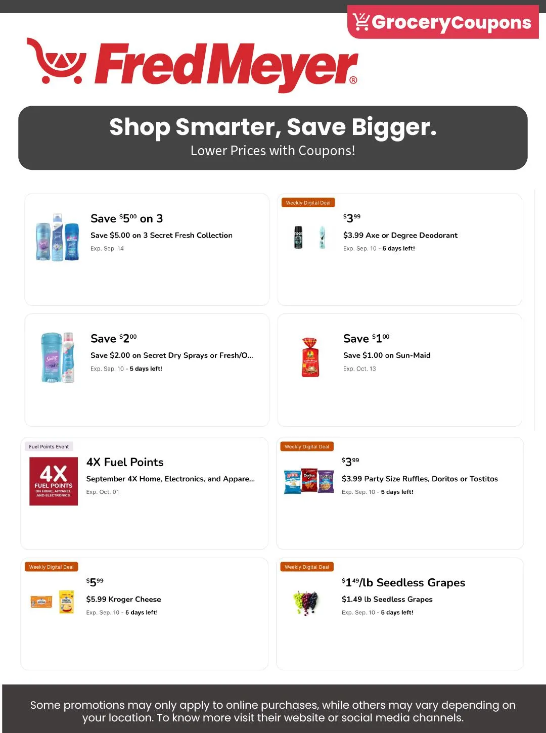 Weekly ad Fred Meyer coupons from September 9 to September 30 2025 - Page 2