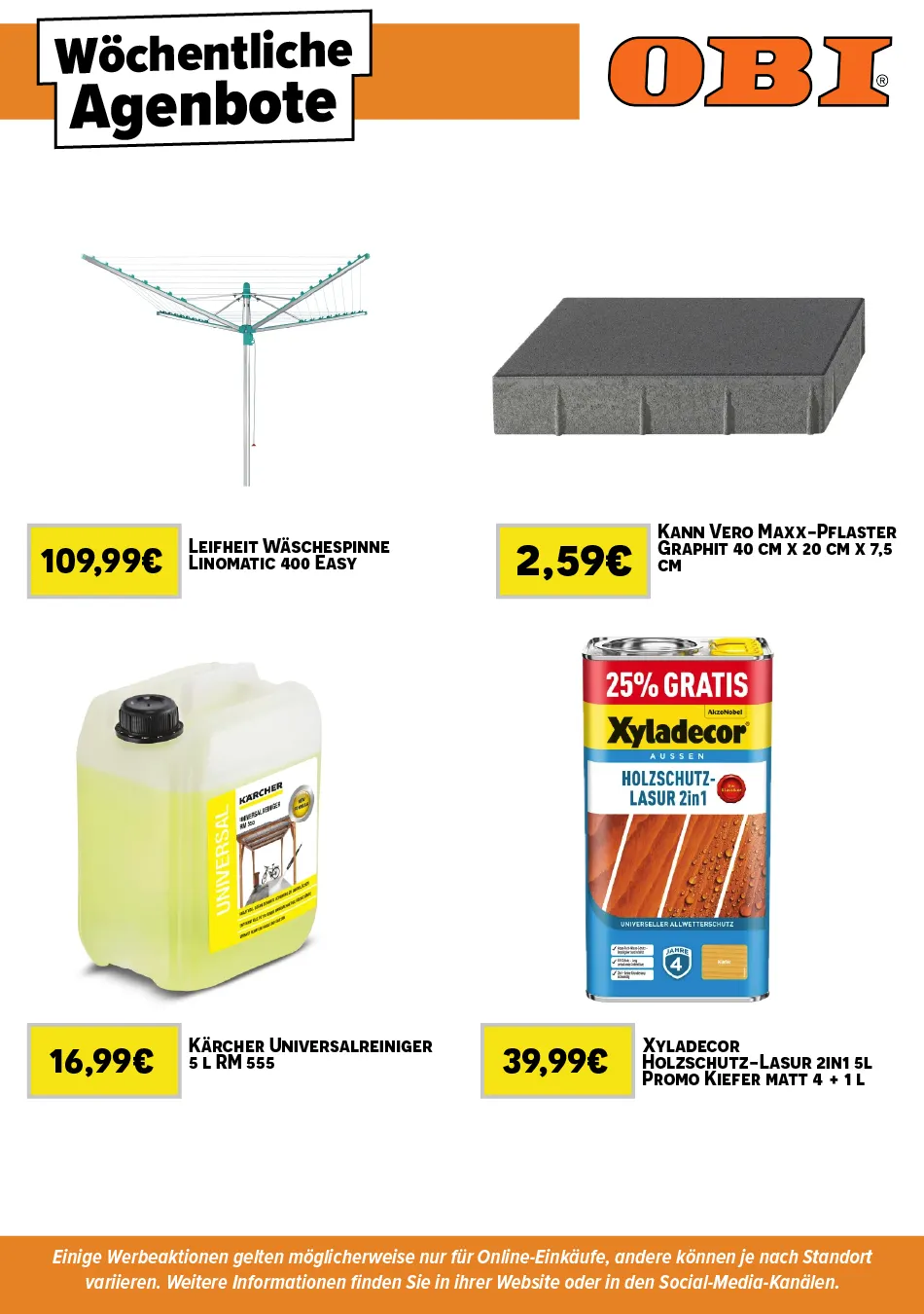 OBI Deals & Rabatte von 5. März bis 26. März 2025 - Prospekt seite 7