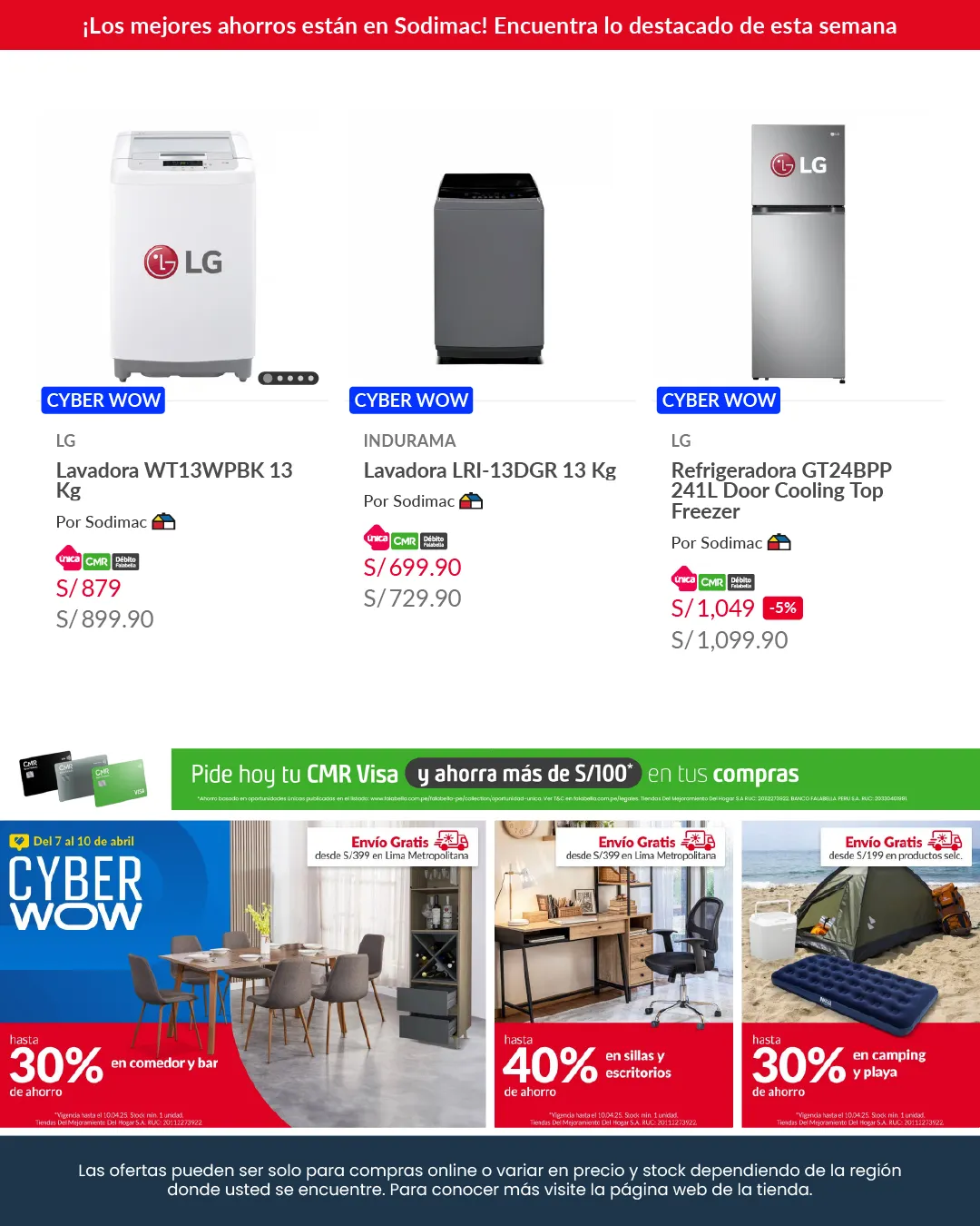 Catalogo de Sodimac Descuentos semanales 8 de abril al 11 de abril 2025 - Pag 7