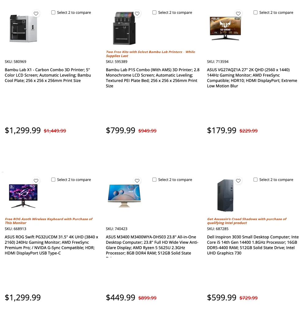 Weekly ad Micro Center sales from December 1 to December 14 2024 - Page 3